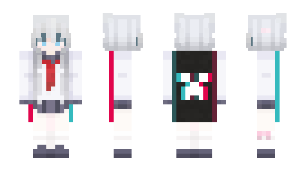 Minecraft скин по нику shiroha_QwQ