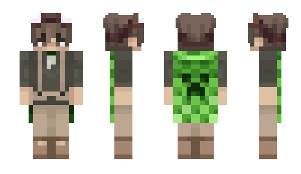 Minecraft skin fourthwalls