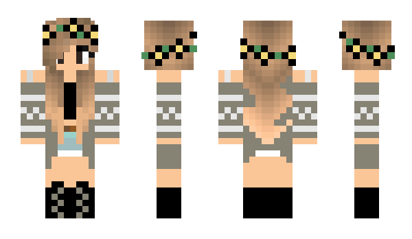 Minecraft skin Zebrasgirl987