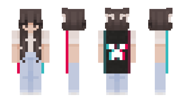 Minecraft skin Hazeluv