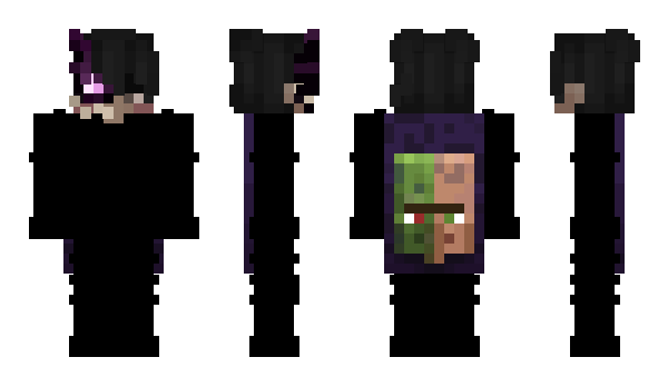 Minecraft skin Orange_Octopus09