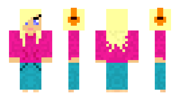 Minecraft skin Pinkfire