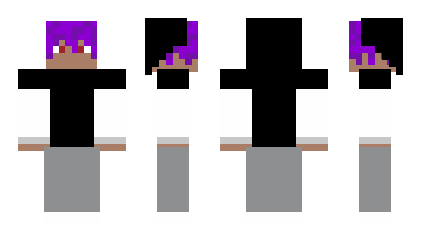 Minecraft skin purple_spector