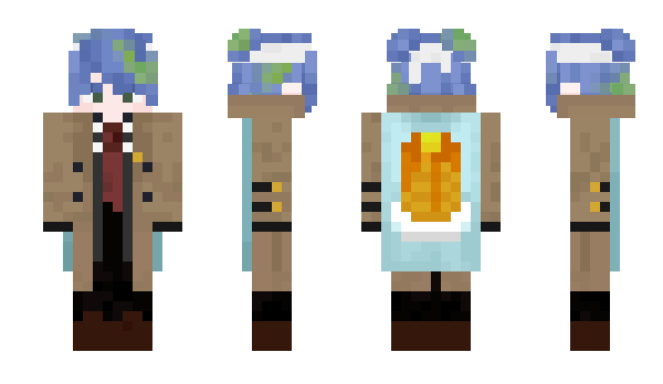 Minecraft skin AlokGamerYT