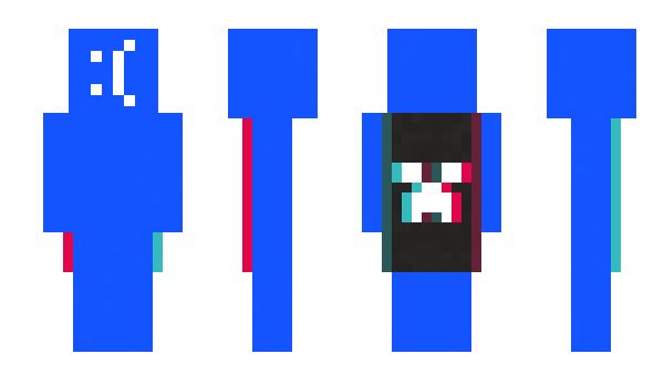 Minecraft skin fatal_blue