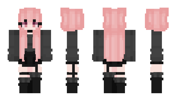 Minecraft skin JustaRandomGirl