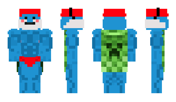 Minecraft skin PORCAD