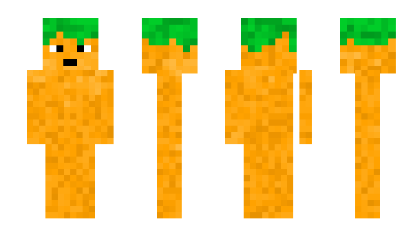 Minecraft skin GoldenCarrot_