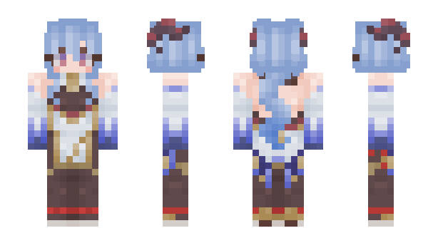 Minecraft skin vienrosa