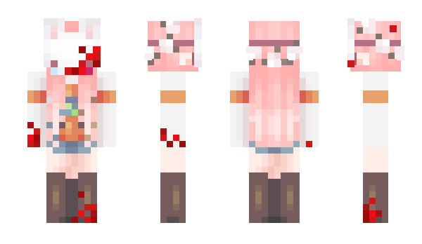 Minecraft skin Peachhhh