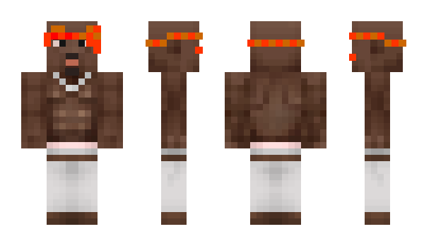 Minecraft skin AfricanRaider