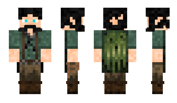 Minecraft skin RedWarrior4