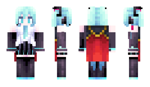 Minecraft skin Miku133