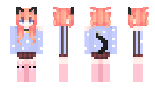 Minecraft skin catgirl_millie
