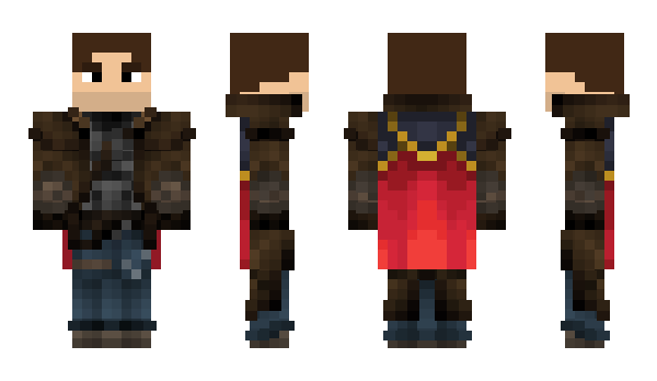 Minecraft skin NotHalf