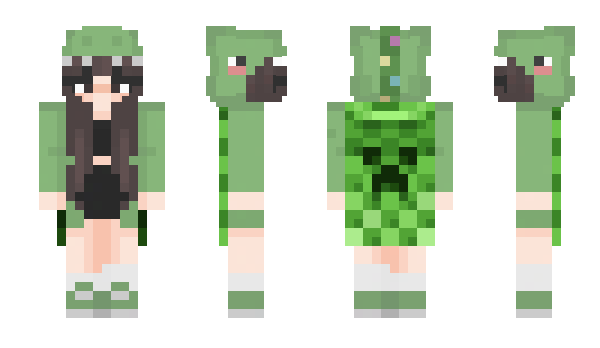 Minecraft skin ZoeyPurple