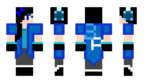 Minecraft skin The_Blue_Archer