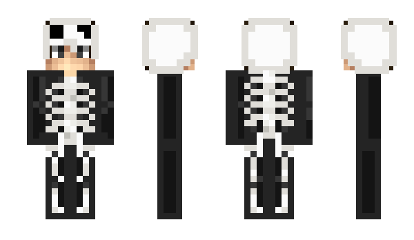 Minecraft skin Skeleton_pvp