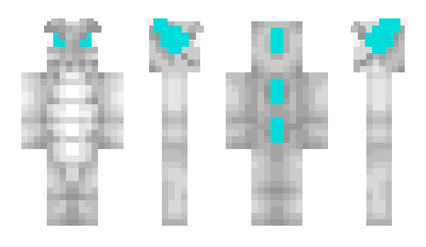 Minecraft skin blue_axolotl
