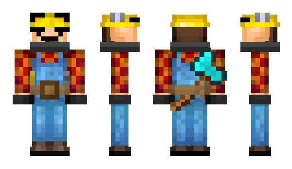 Minecraft skin Kazitor