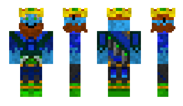 Minecraft skin bluekingant77