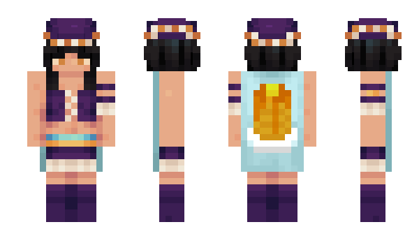 Minecraft skin BlueRedbull