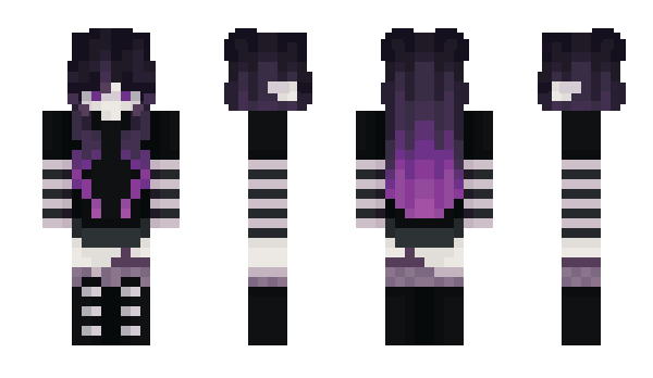 Minecraft skin Violetaf