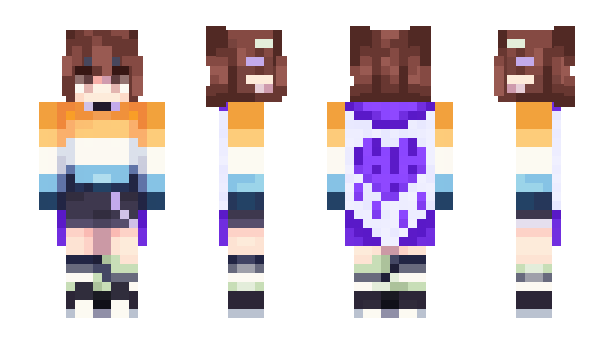 Minecraft skin QueenVi2019