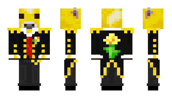 Minecraft skin ButtercupVodka