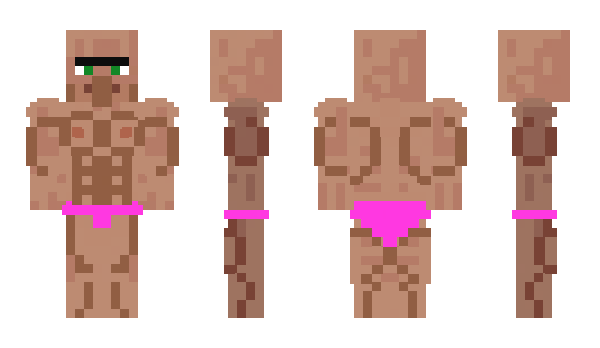 Minecraft skin Villager_Patnix