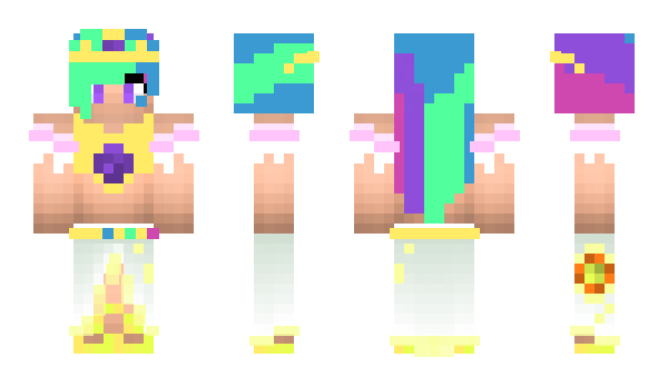 Minecraft skin Queen_Of_The_Sun