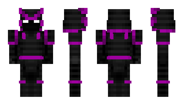 Minecraft skin Violet_FR