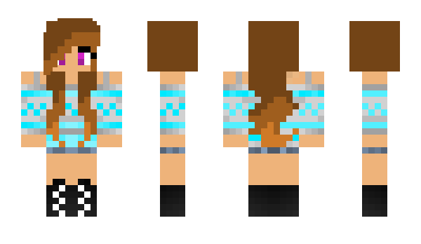 Minecraft skin LittleAmski