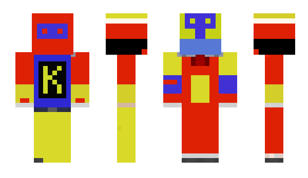 Minecraft skin KARATER