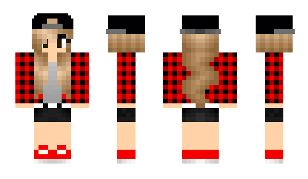 Minecraft skin Malvyna