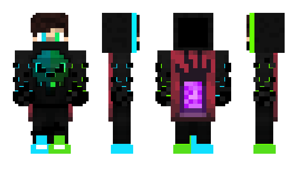 Minecraft skin Herobrine1l