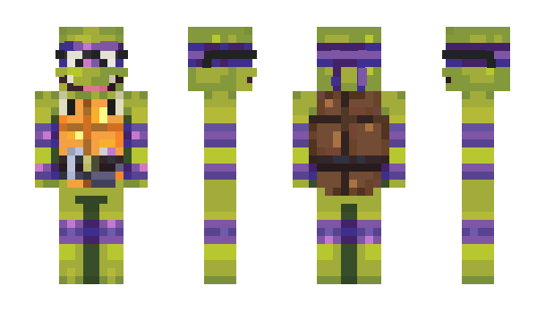 Minecraft skin Donnatello