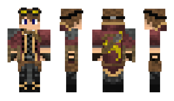 Minecraft skin Dreadloock