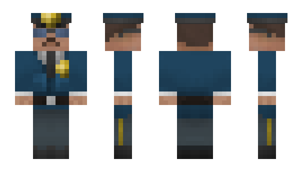 Minecraft skin Policja_