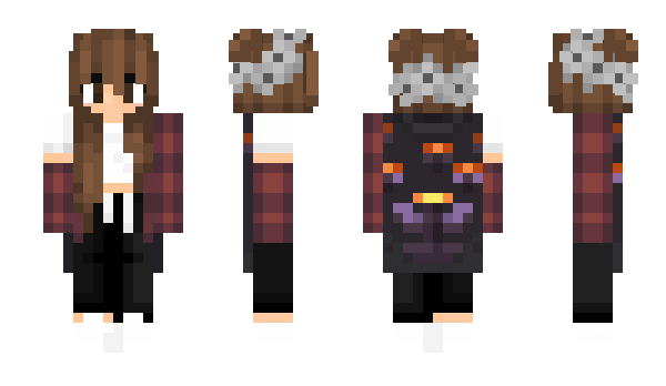 Minecraft skin Scarllet