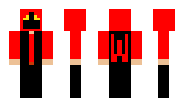 Minecraft skin SamuraiWolf
