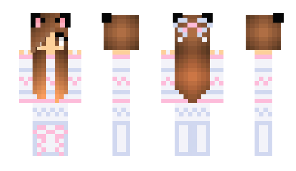 Minecraft skin fessicaaa