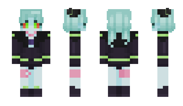 Minecraft skin BeccaFeetSniffer