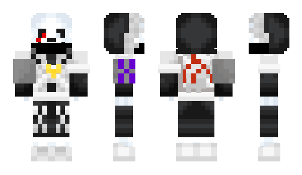 Minecraft skin x_cross_sans_