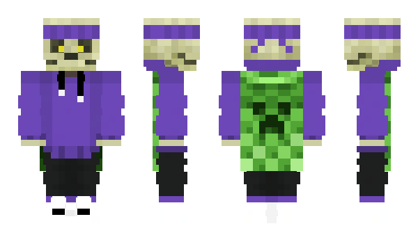 Minecraft skin Kaiko_Esqueleto