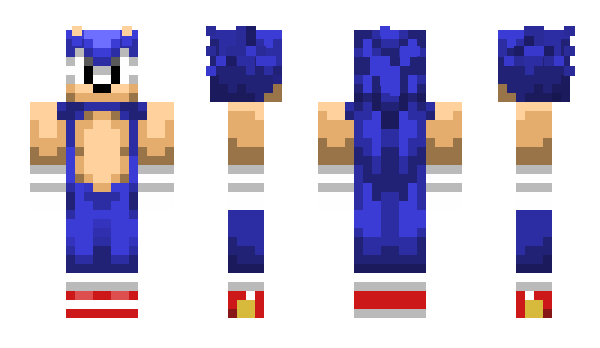 Minecraft skin MinSonic