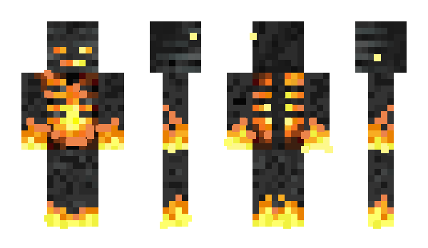 Minecraft скін по ніку Nether_King