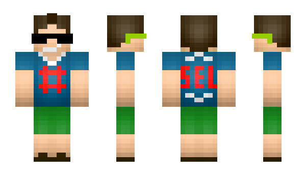 Minecraft skin supermaxbg