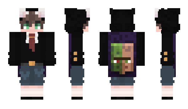 Minecraft skin AlbinoFang