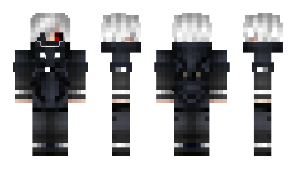 Minecraft skin Goth_